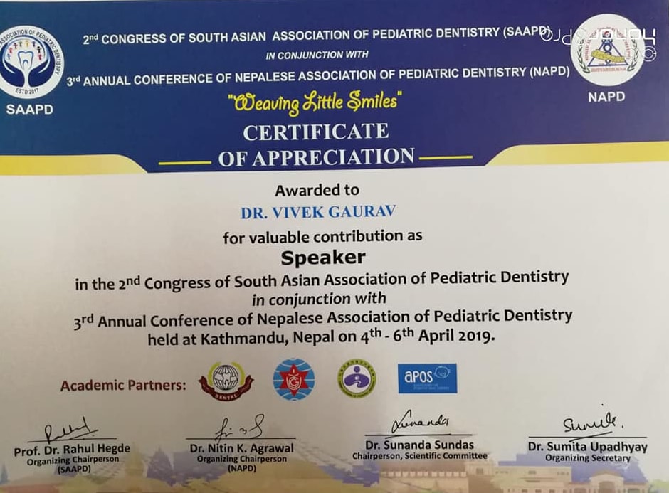 Smile Zone award or recognition